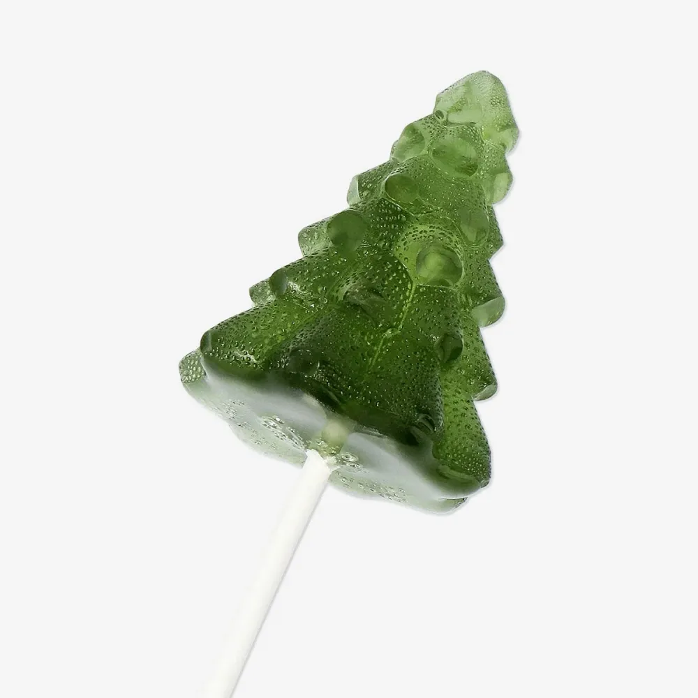 3D julgran klubba på en pinne