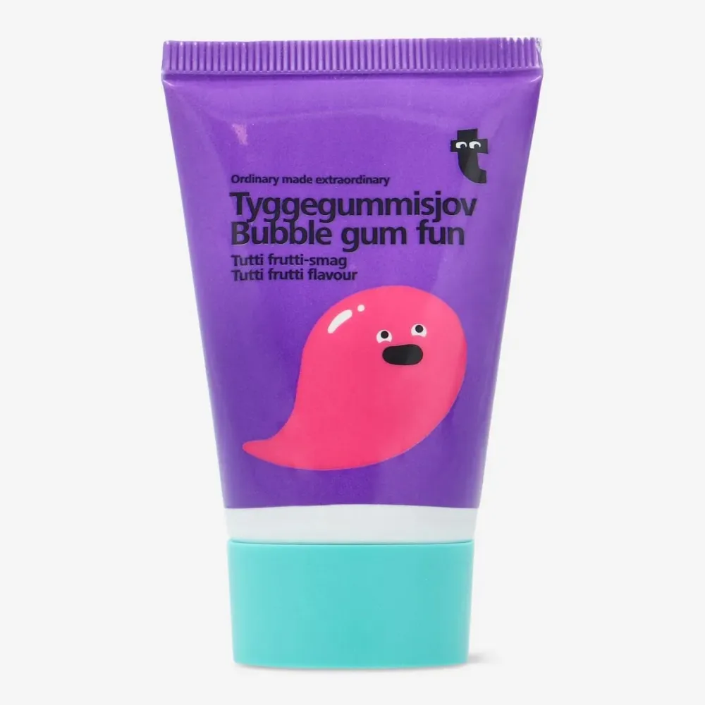 Kul med tuggummi. Tutti frutti-smak