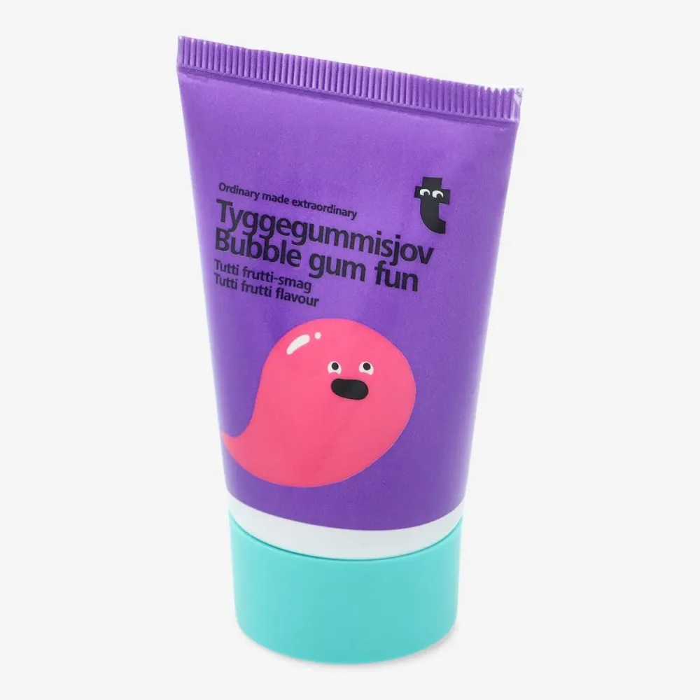 Kul med tuggummi. Tutti frutti-smak