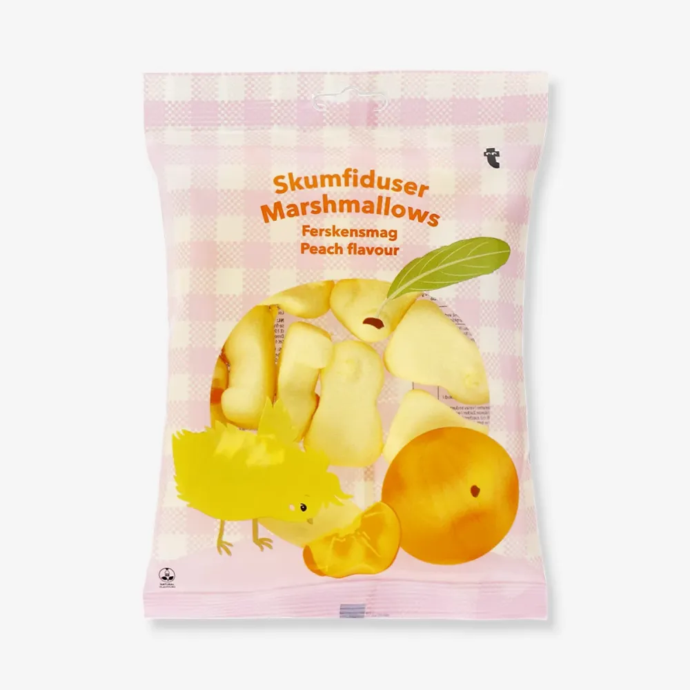 Kycklingmarshmallows - persikosmak