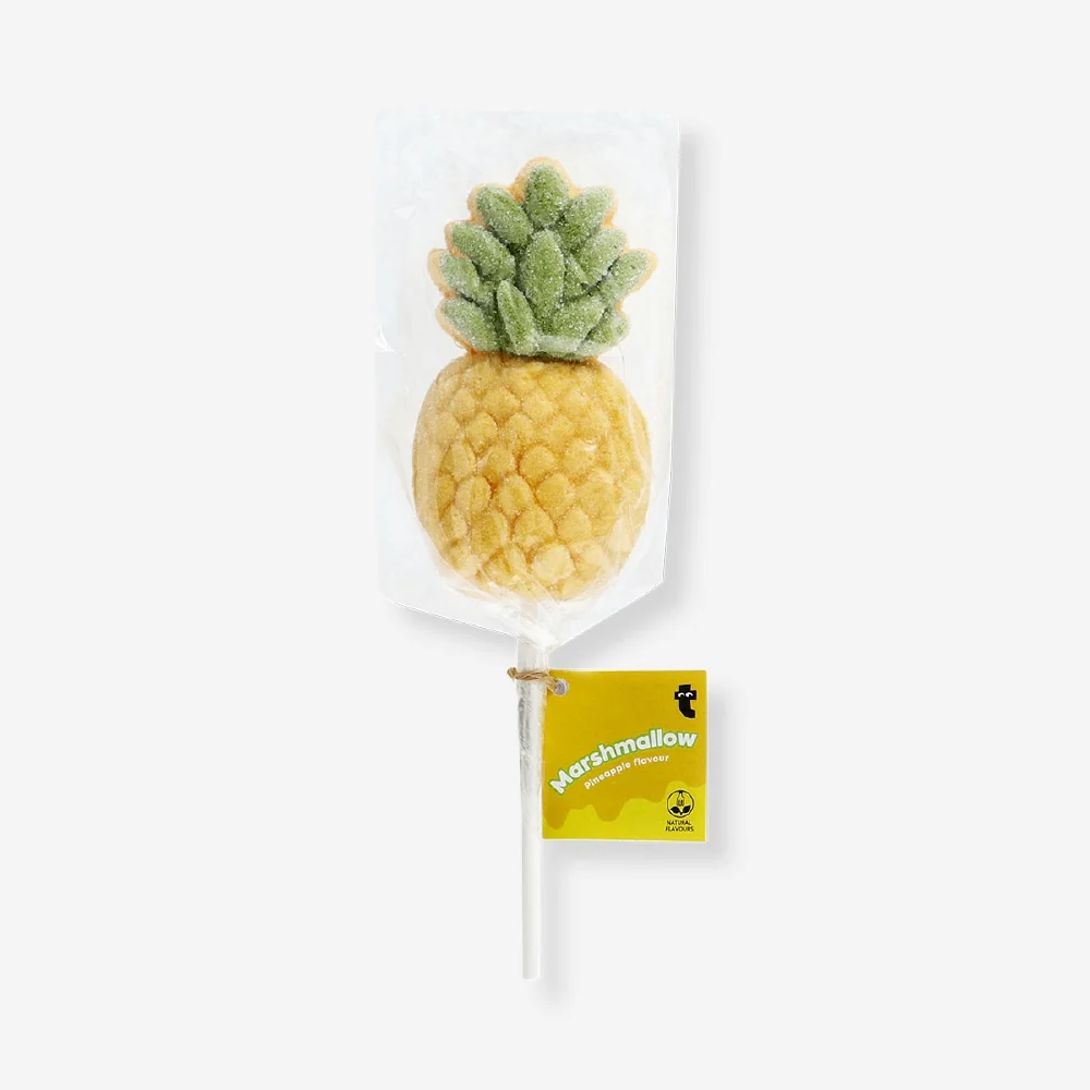 Marshmallow på pinne - Ananas
