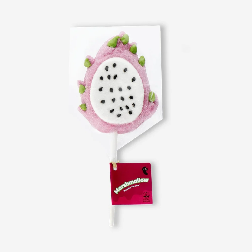 Marshmallow på pinne - Drakfrukt