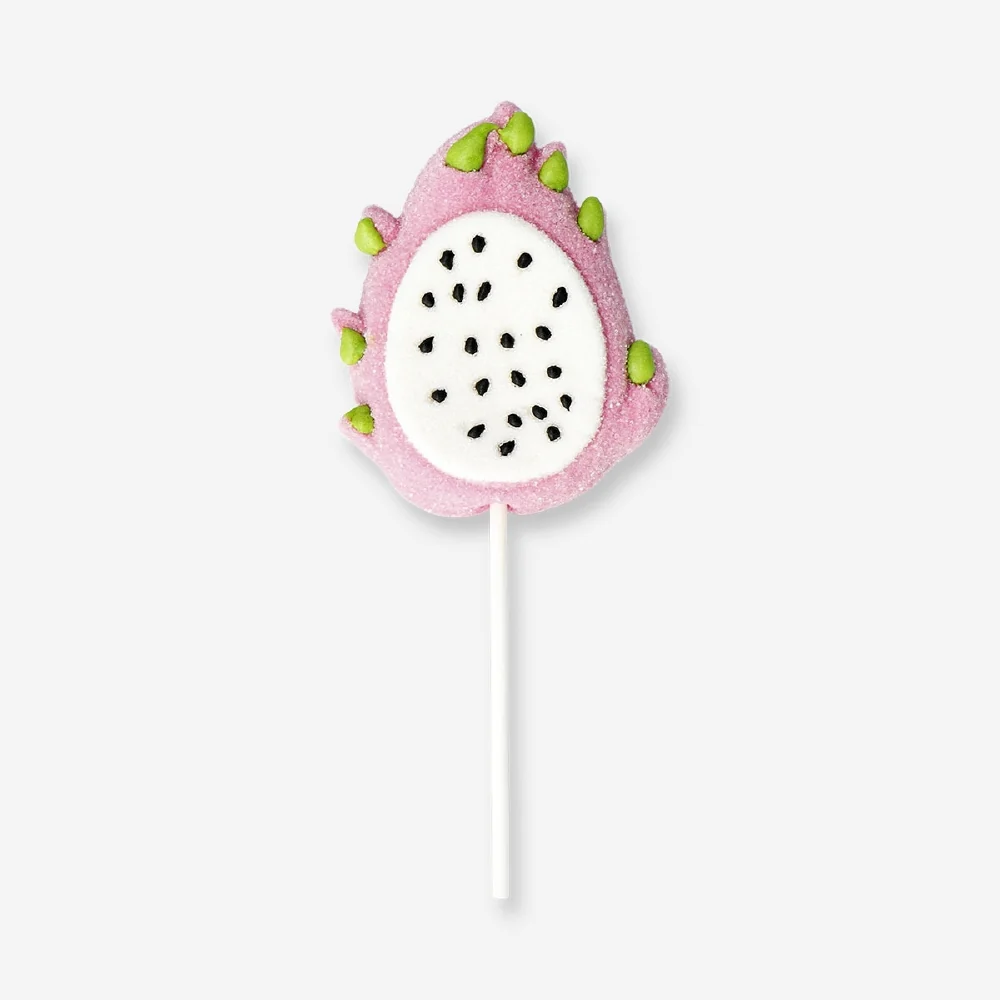 Marshmallow på pinne - Drakfrukt