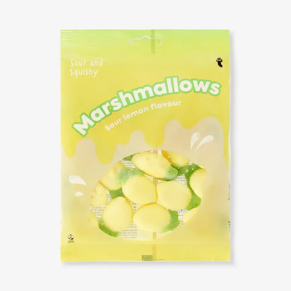 Marshmallow - smak av sur citron