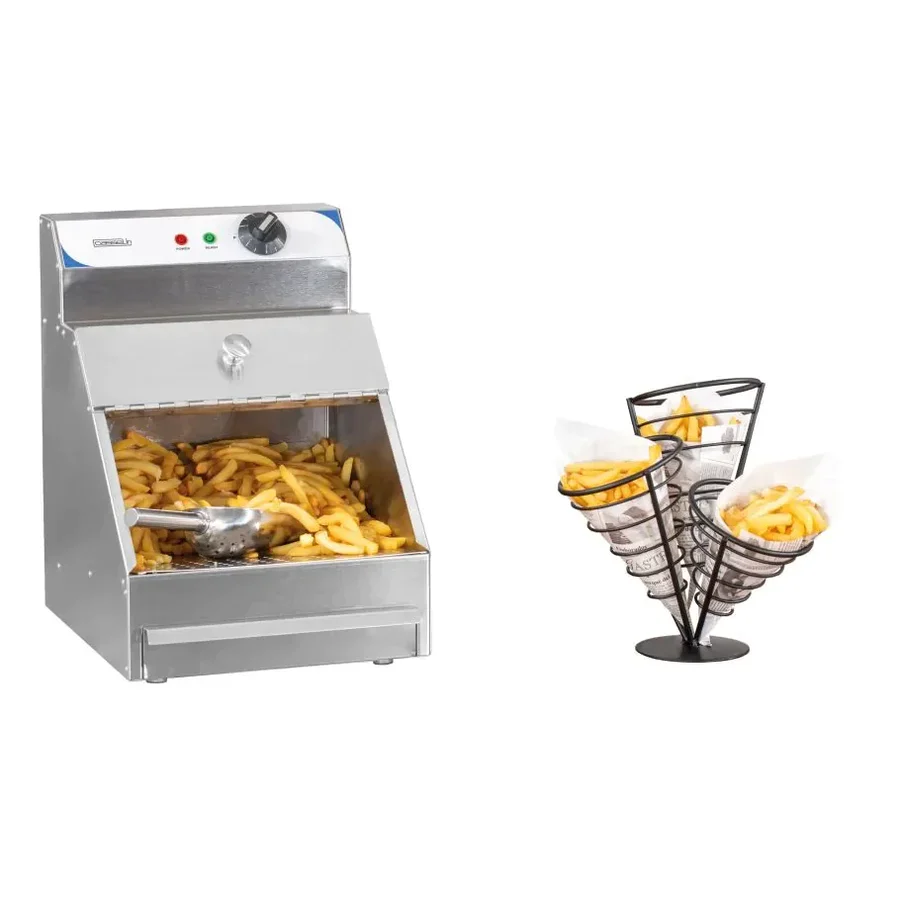 Burr Grinder Pommes fritesvärmare