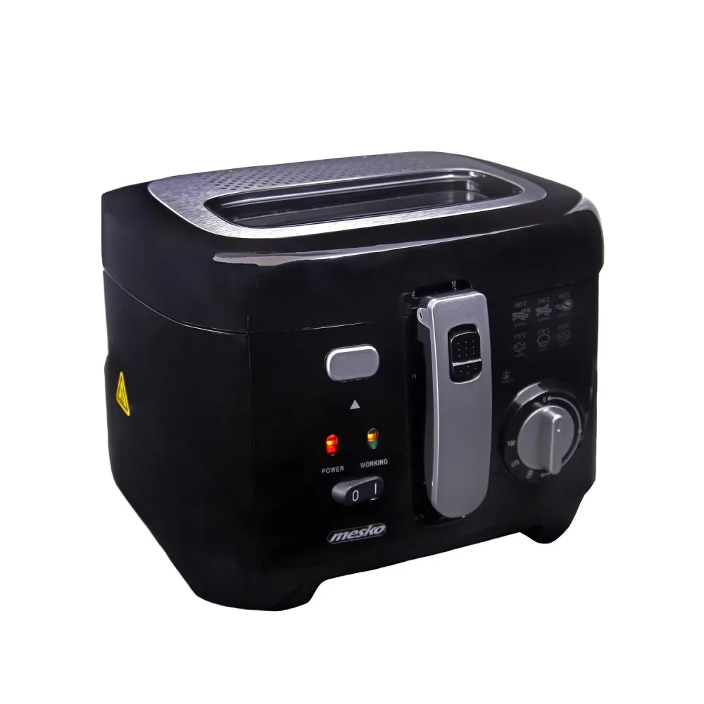 Mesko Deep Oil Fryer 2.5L 1800W med LED-indikator Filter Justerbar temperatur