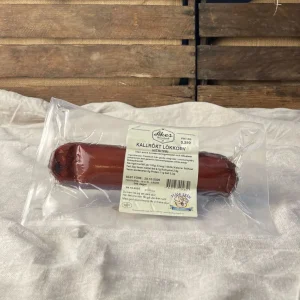 Kallrökt lökkorv, nitritfri 250g