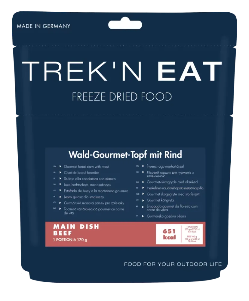 Gourmet Skoggryta med nötkött - Trek'n Eat - Frystorkad mat