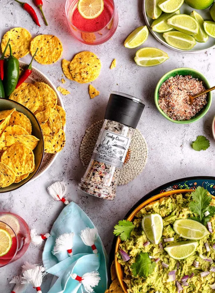 Funky Ouma Black Garlic Salt Grinder