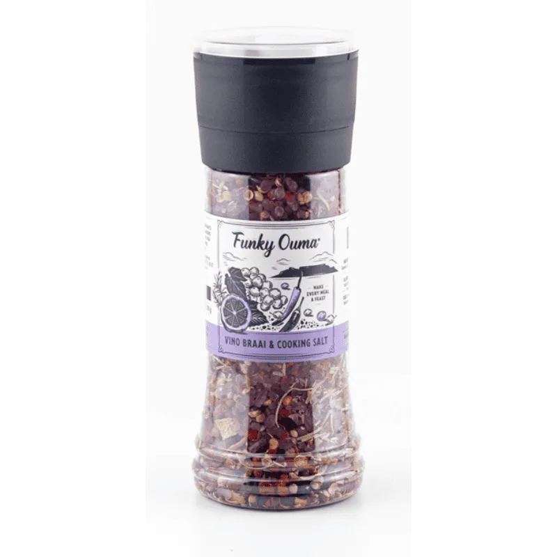 Funky Ouma Vino Braai & Cooking Salt Grinder