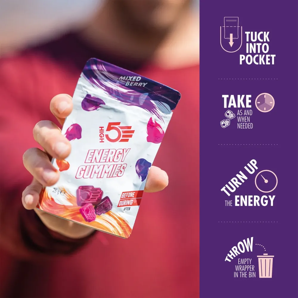 High5 TA Energy GUMMIES (26 g) Röda frukter