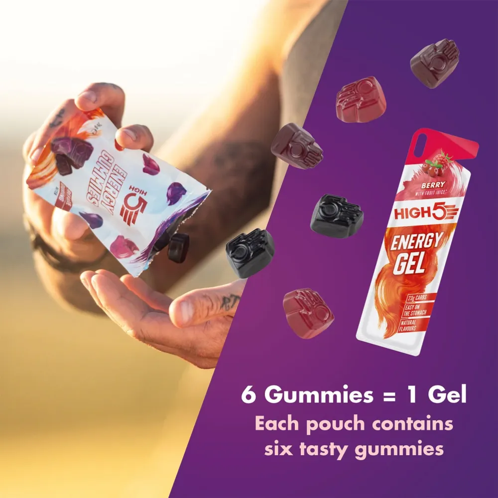 High5 TA Energy GUMMIES (26 g) Röda frukter