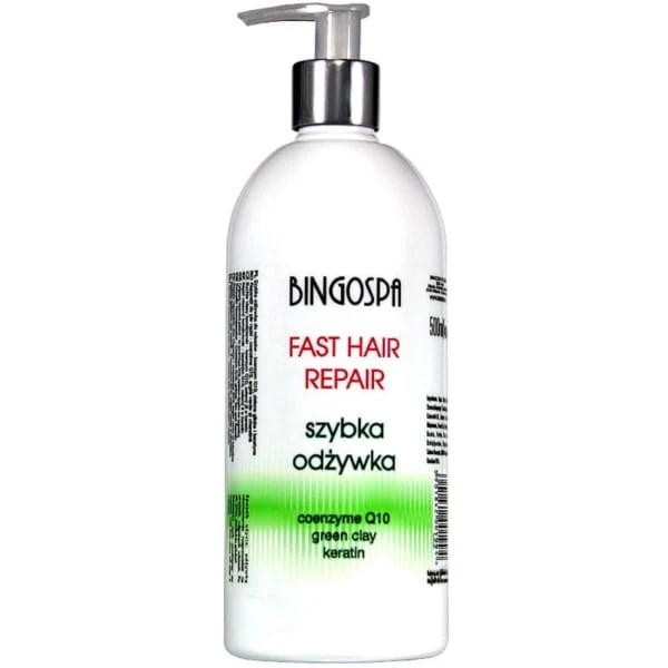 Snabb återupplivande hårbalsam med keratin 500 ml BINGOSPA