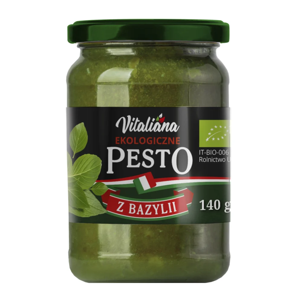 Ekologisk basilikapesto 140 g NaturAvena