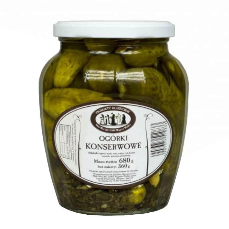 Inlagda gurkor 680 g / 360 g KLASSISKA PRODUKTER