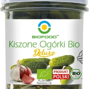 Inlagda gurkor Deluxe EKO 320 g (230 g) - EKOLOGISKA LIVSMEDEL