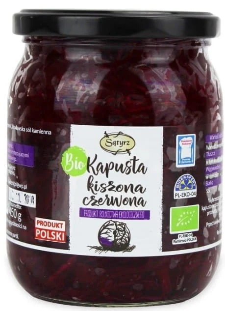Rött surkål EKO 450 g SĄTYRZ