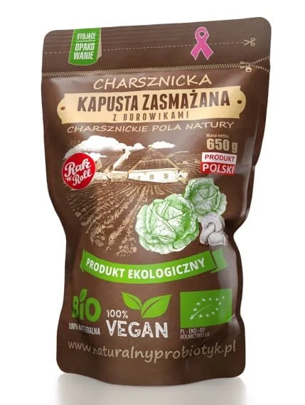 Stekt kål med Karljohanssvampar EKO 650g CHARSZNICKIE NATURE FIELDS
