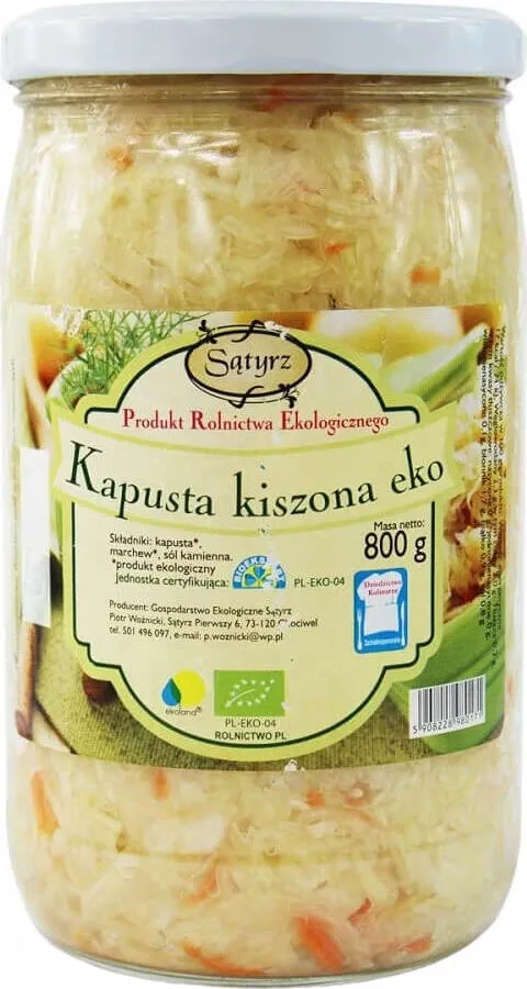 Surkål med morötter EKO 800 g - SĄTYRZ