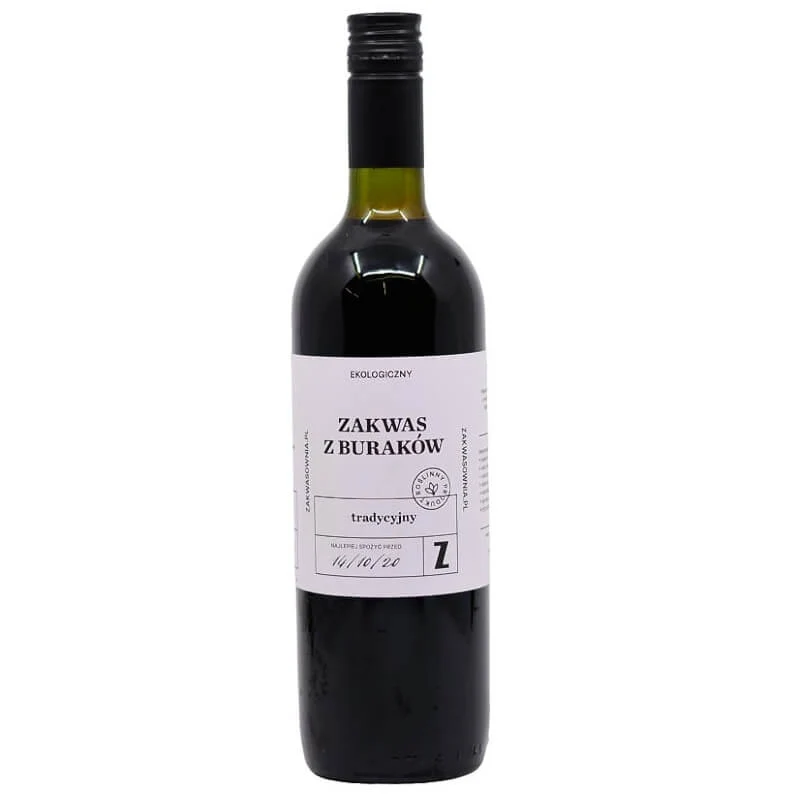 Traditionell ekologisk rödbets-surdeg 750ml hälsosam ORIGINAL-silage