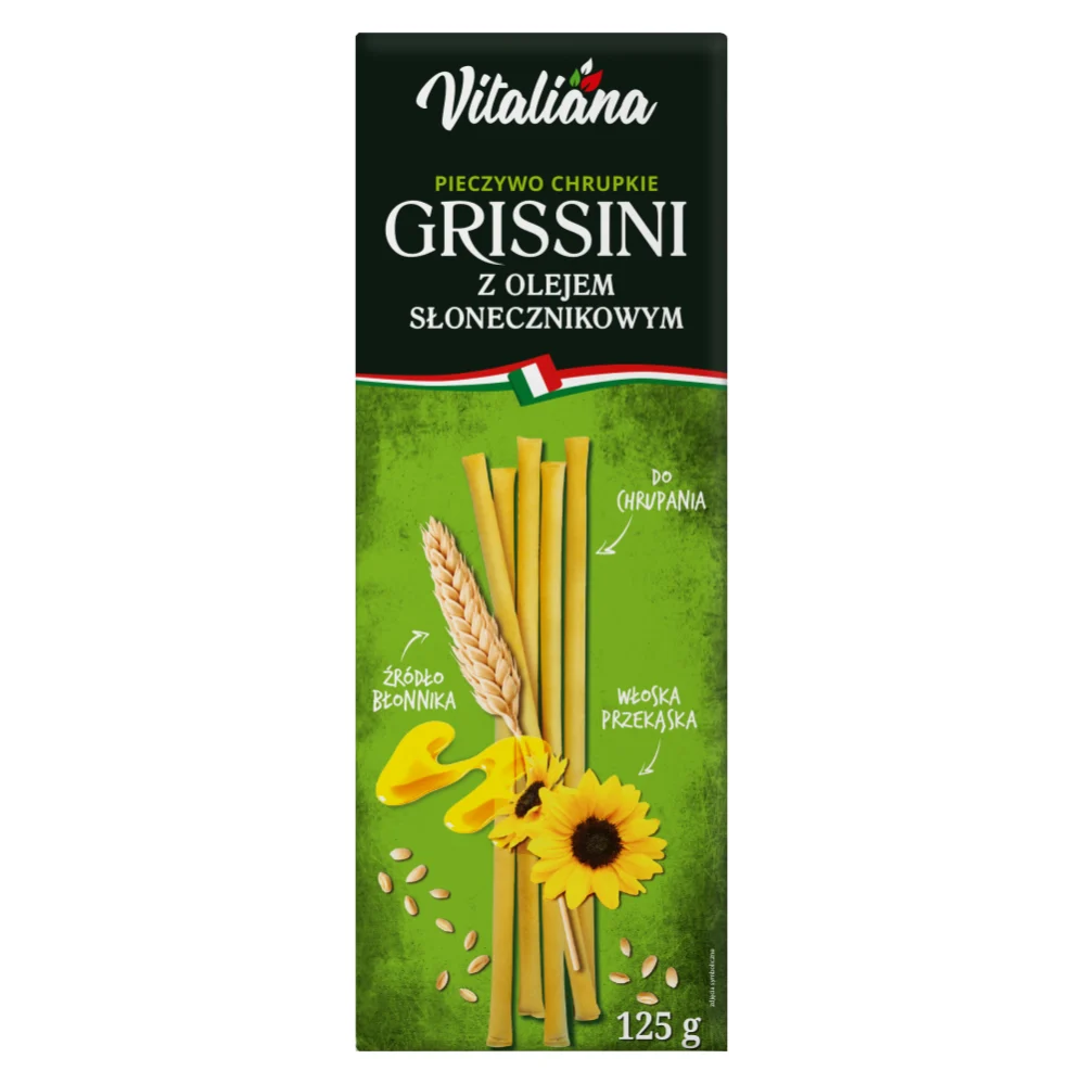 Grissini-finger med solrosolja 125 g NaturAvena