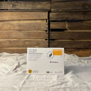 75% Mörk choklad med macadamianötter 70g