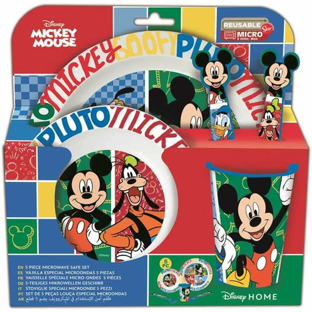 Barnservis adjust Mickey Mouse Mickey Has Fun 5 Delar