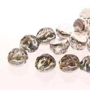 Baroque Cabochon - Backlit Tequila 7mm 2-håls set ten