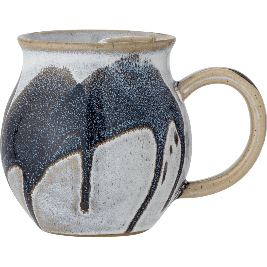 Bloomingville Alicia Mugg Indigo Stengods 46 cl