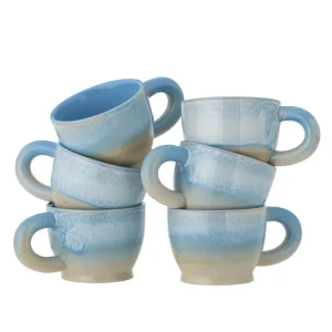 Bloomingville Safie Mugg. Flerpack, Kobolt, Stengods
