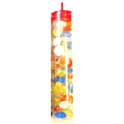 Chessex Gaming Glasstenar i Rör - Slumpad Catseye (40)
