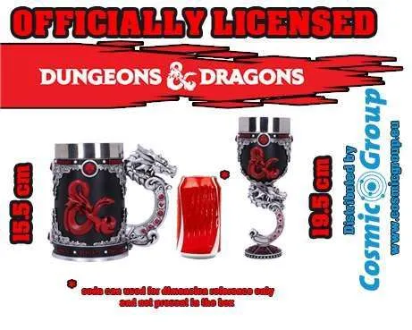 Dungeons & Dragons Goblet - Officiellt Licensierad