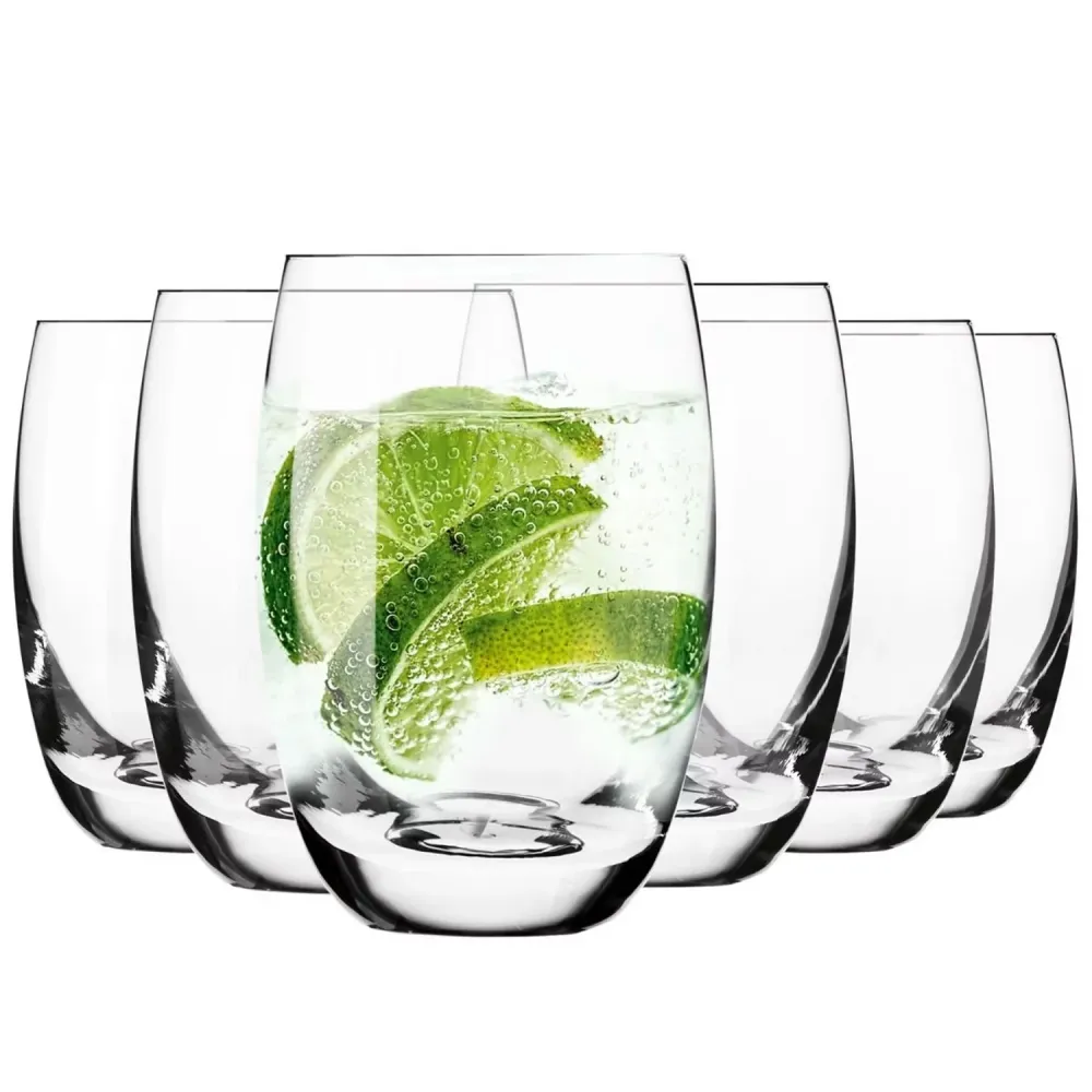 Förhöj dryckesupplevelsen med Krosnos fatformade dricksglas, 360 ml, optimal för Hem & Living.