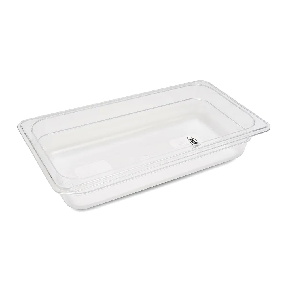 Gastronormbehållare - 3 st - 1/3 GN - 6,5 cm djup - Polykarbonat