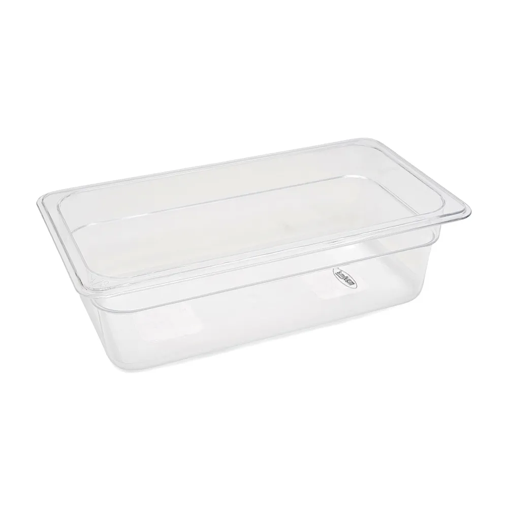 Gastronormbehållare - 3 st - 1/3 GN - 10 cm djup - Polykarbonat
