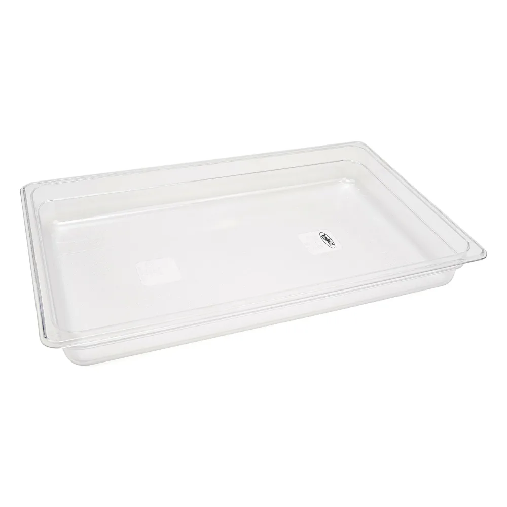 Gastronormbehållare - 3 st - 1/1 GN - 6,5 cm djup - Polykarbonat