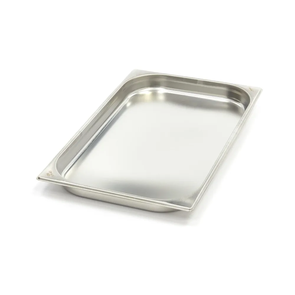Gastronormbehållare - 3 st - 1/1 GN - 4 cm djup - Rostfritt stål