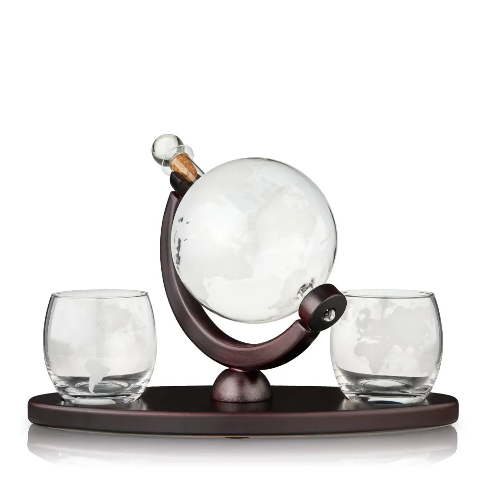Glas FunNordic Globe Karaff & Whiskey-glas Ordna av Viski®
