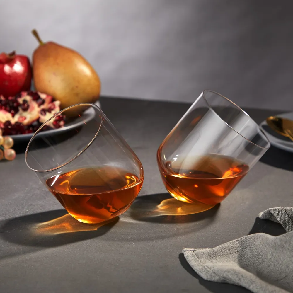 Glas FunNordic Rolling Kristall Whiskey-glas av Viski®