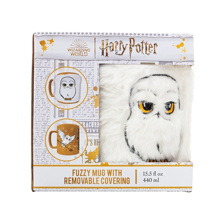 Harry Potter Hedwig Mug med gosedjuröverdrag 440ml