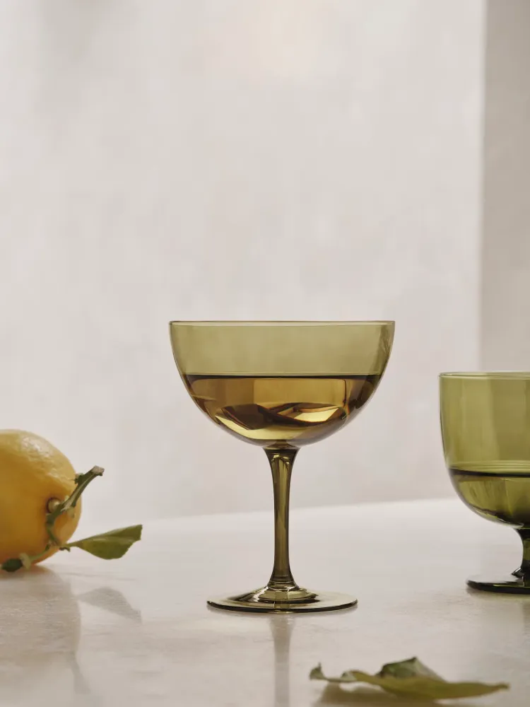 Host Cocktail Glasses - Set 2 - Moss Mint