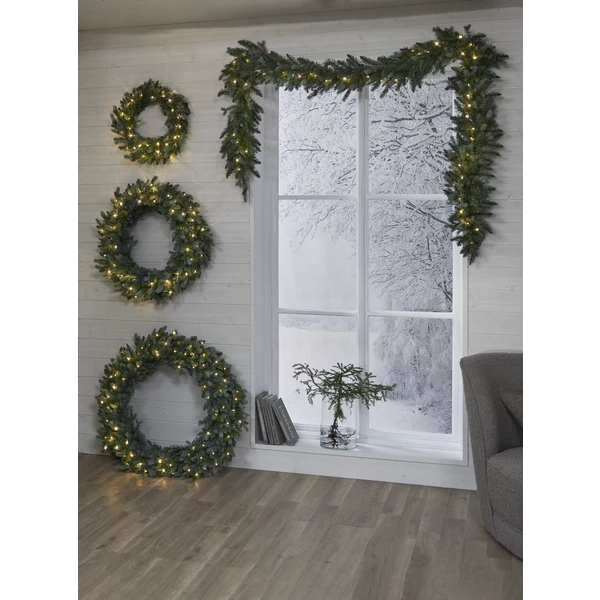 Juldekoration Utomhus Girland Greyland 300 cm