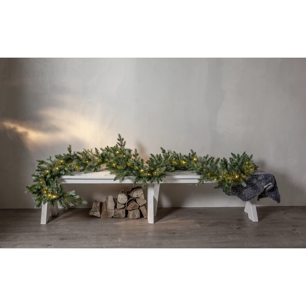 Juldekoration Utomhus Girland Greyland 300 cm