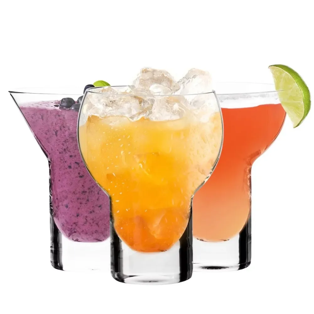 Krosno drink place, olika glas, innovativa former, 3 delar, Shake