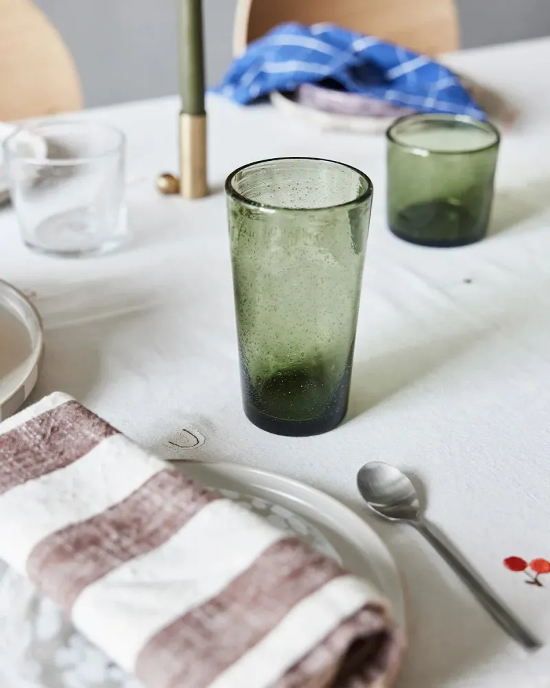 Kuki Highball Glas, fyra-pack, Grön