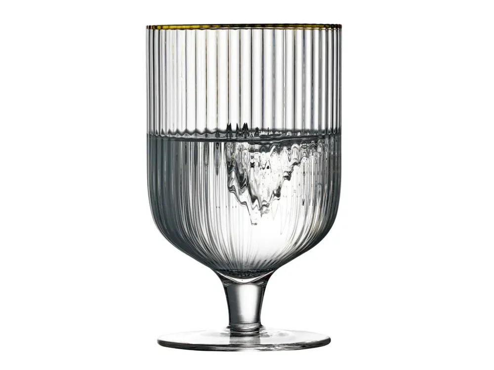 Lyngby glas - Palermo Vinglas Guld 30 cl 4 st