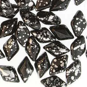 Matubo Gemduo - Jet Sterling Splash 8x5mm, 10 gram