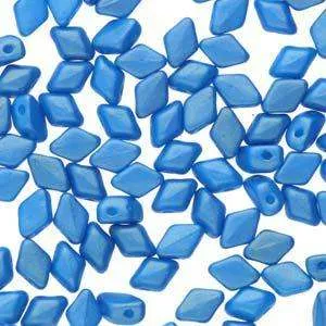Matubo Mini Gemduo - Aurum Shine Cornflower Blue 6x4mm