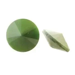 Matubo Rivoli - Leaf Mint Pearl 12mm, 1 styck