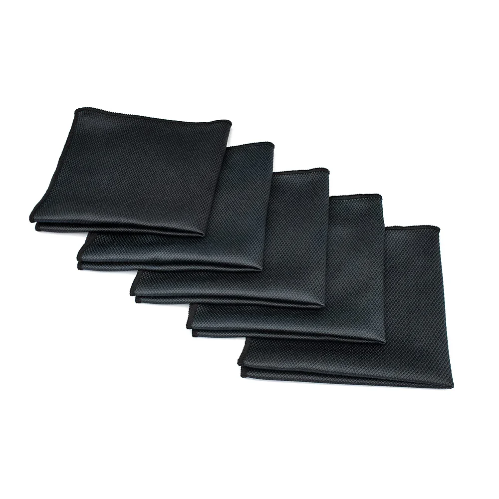 Mikrofiber glasduk Diamond Glass Duk Ebenholts 5-pack, 41x41 cm